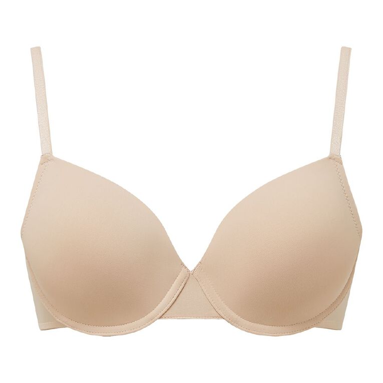 H&H Women's T-shirt Bra, Beige, hi-res