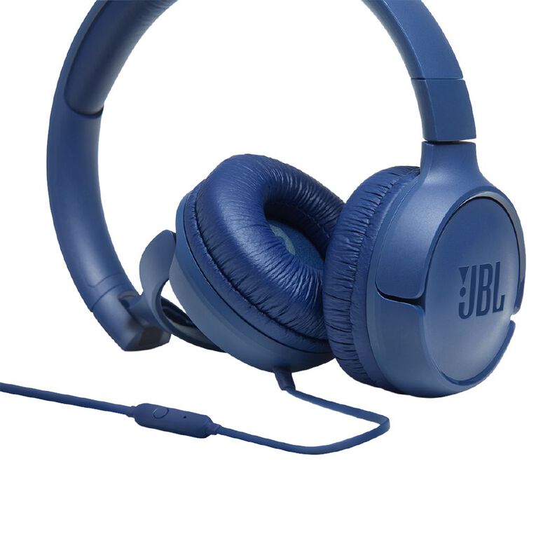 JBL Tune 500 Wired On-ear Headphones Blue Blue Mid, , hi-res