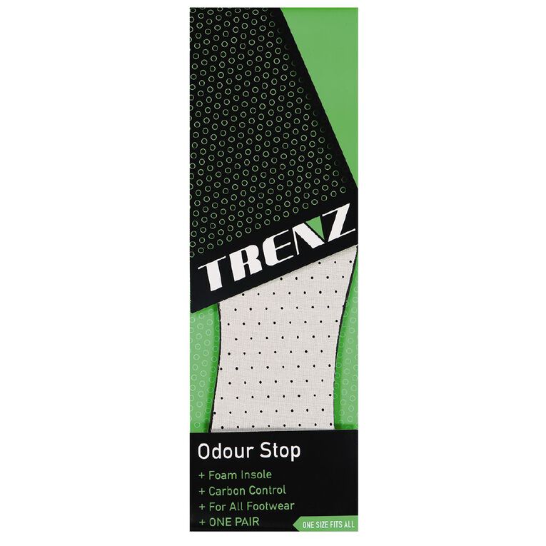 Trenz Odour Stop Insoles, White, hi-res