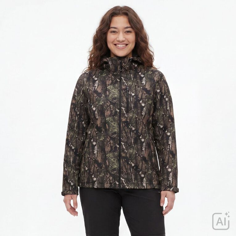 Back Country Adults' Softshell Hooded Jacket, Brown, hi-res
