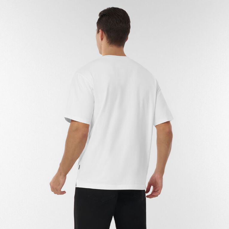 Garage Men's Heavyweight Boxy Tee, White, hi-res