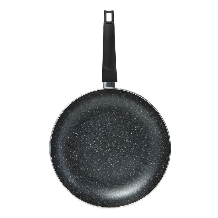 Living & Co Stone Frypan Black 30cm, , hi-res