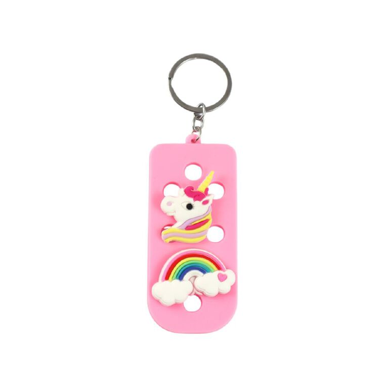 Accessory Charms Keyring With Unicorn, , hi-res