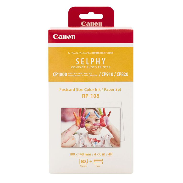 Canon Selphy 4x6 Photo Paper RP-108 - 108 Pack, , hi-res