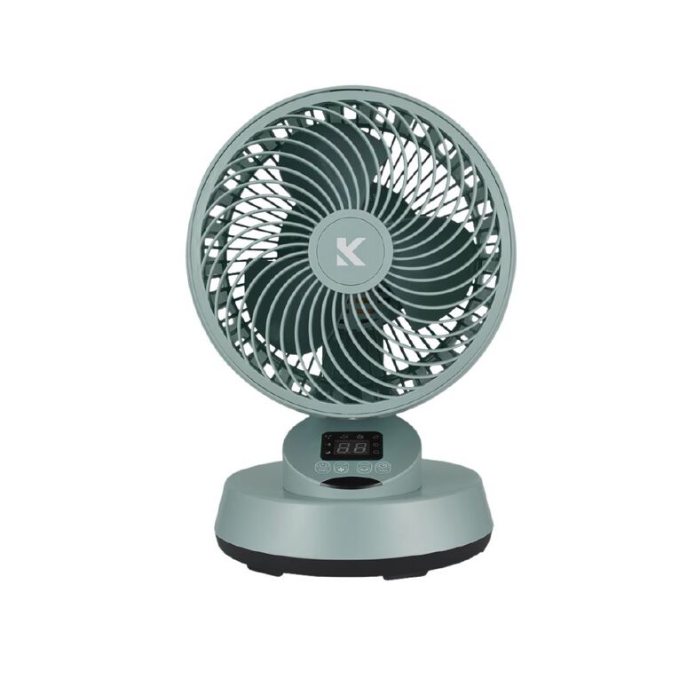 Kensington Air Circulator Desk Fan 20cm Sage Green, , hi-res