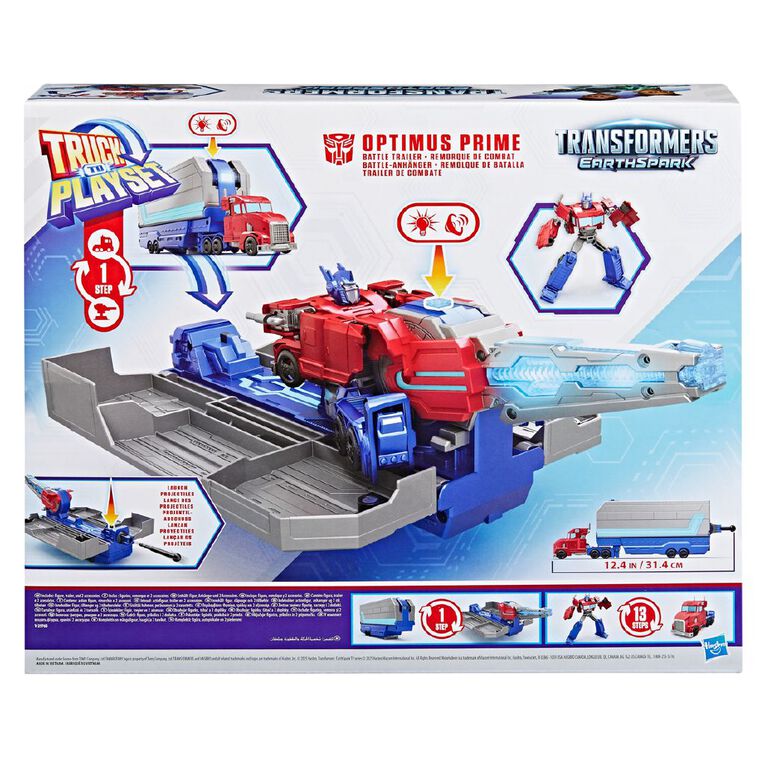 Transformers Earthspark Optimus Prime Battle Trailer, , hi-res