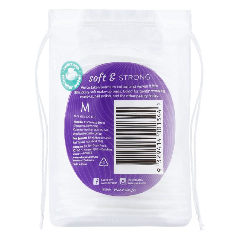 Swisspers Make Up Pads 20 Pack, , hi-res