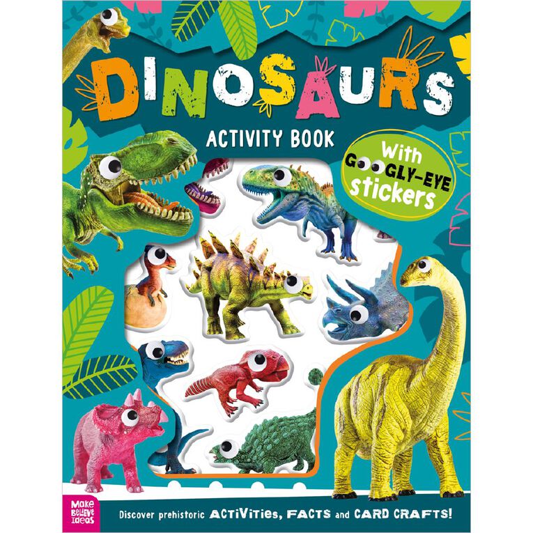 Googly-Eye Stickers: Dinosaurs Activity Book by Make Believe Ideas, , hi-res