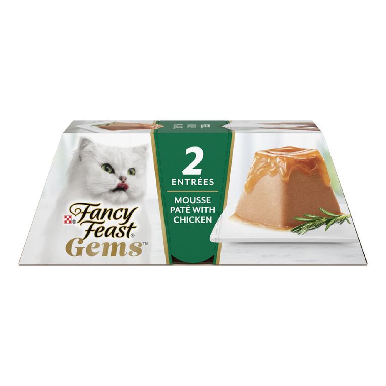Fancy Feast Gems Chicken Mousse Wet Cat Food 2 x 57g, , hi-res