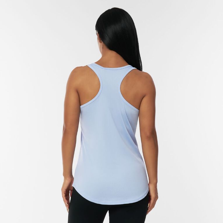 Active Intent Women's Cooldry Racer Tank, Blue Light, hi-res