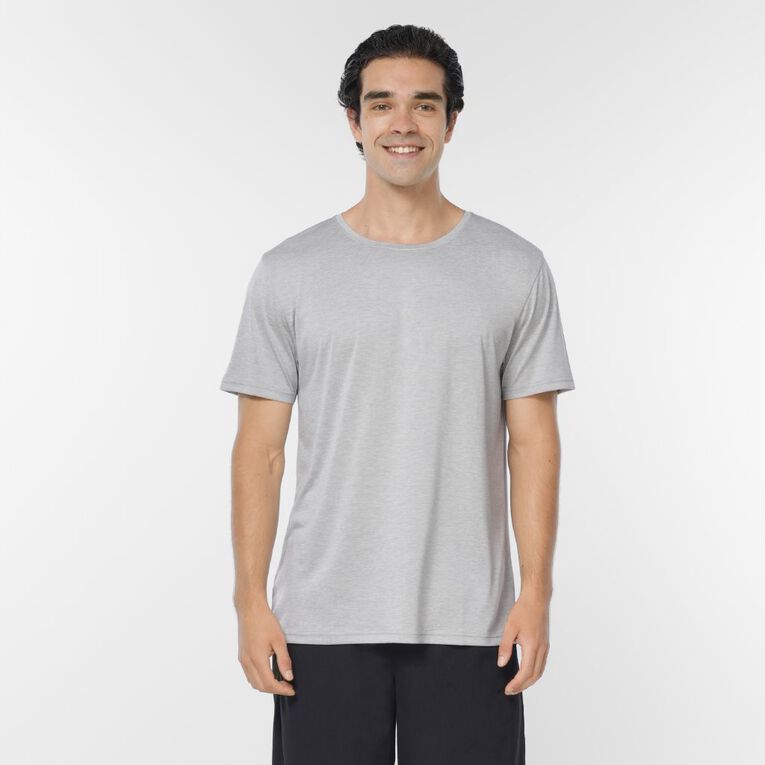 Active Intent Men's Cationic Tee, Grey Light, hi-res