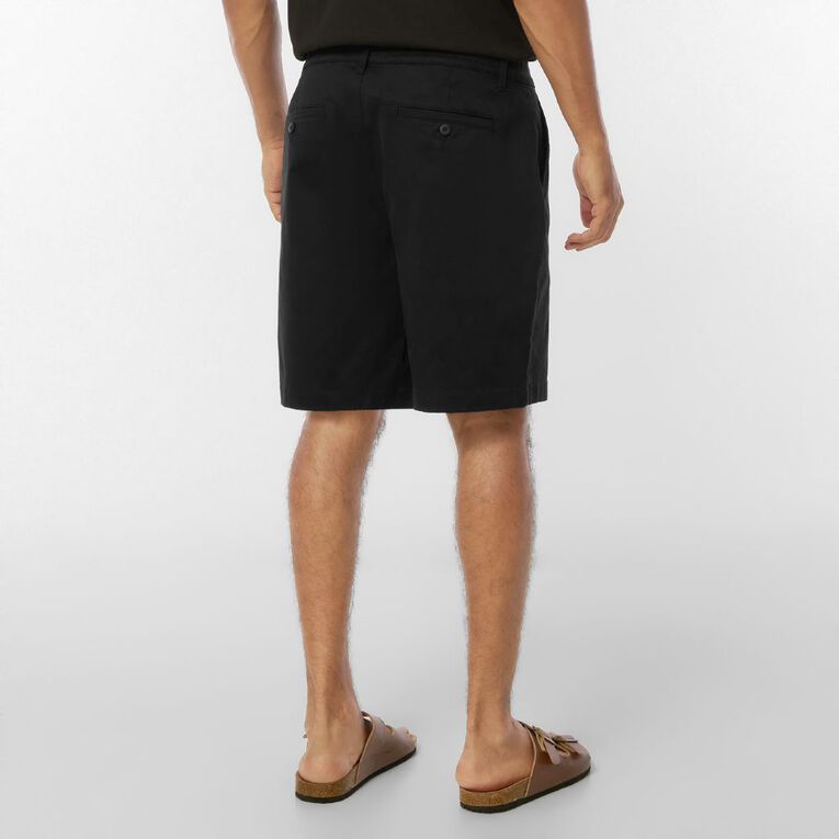 H&H Men's Chino Shorts, Black, hi-res