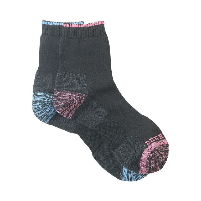Darn Tough Women's Boot Crew Utility Socks 2 Pack, Black, hi-res