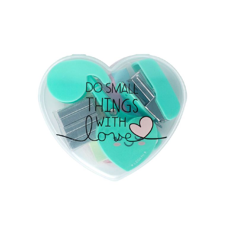 Legami Mini Stationery Set Heart, , hi-res