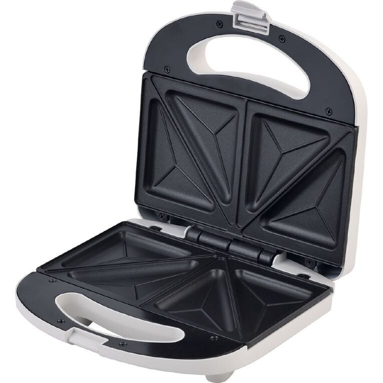 Living & Co Sandwich Maker 2 Slice White, , hi-res
