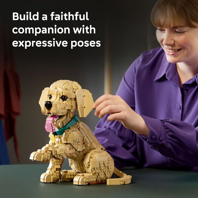 LEGO Icons Golden Retriever Puppy 11384, , hi-res