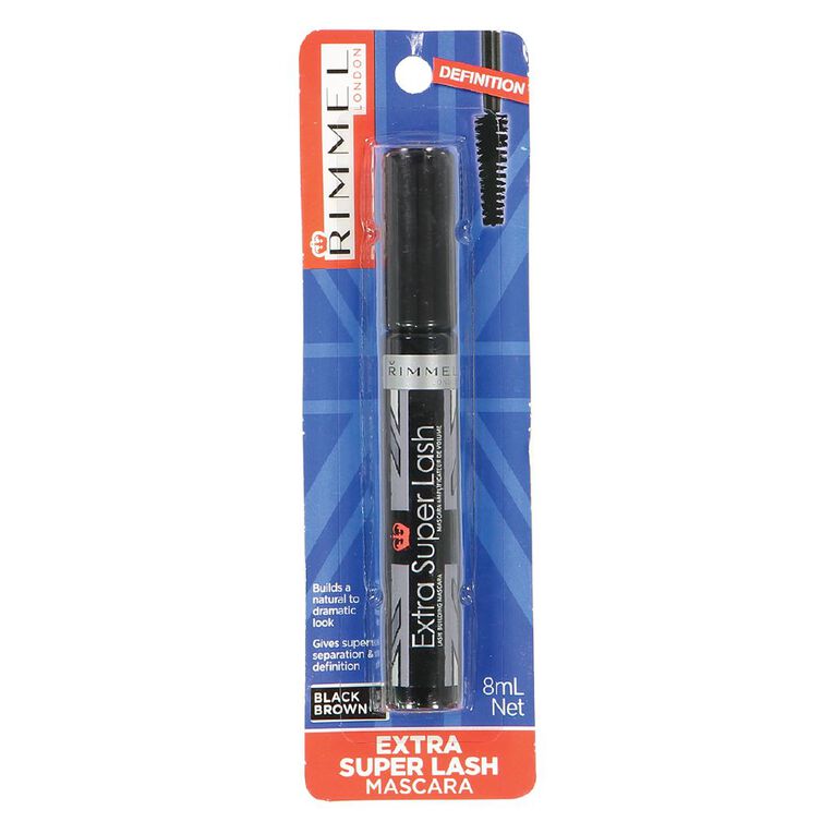 Rimmel Extra Super Mascara Brown Black, , hi-res