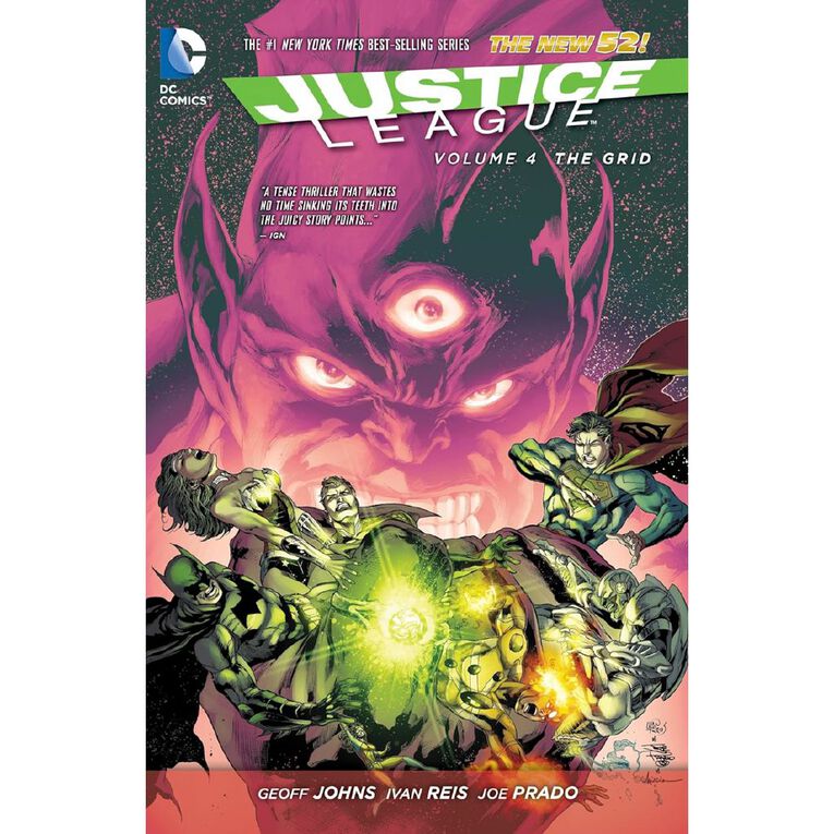 Justice League #4 The Grid by Geoff Johns, , hi-res