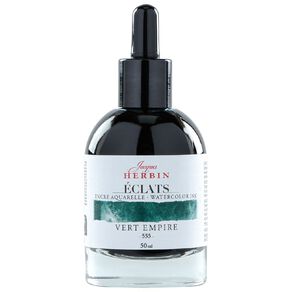 Jacques Herbin Eclats Watercolour Ink 555 50ml Empire Green Green