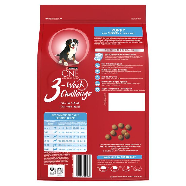 PURINA ONE Puppy Chicken Dry Dog Food 2.5kg, , hi-res