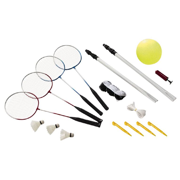 Active Intent Play Badminton & Volleyball Set, , hi-res