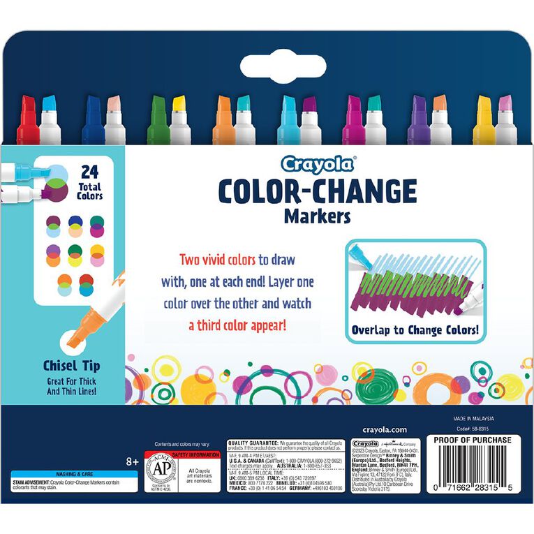 Crayola Color Change Markers 8 Pack, , hi-res