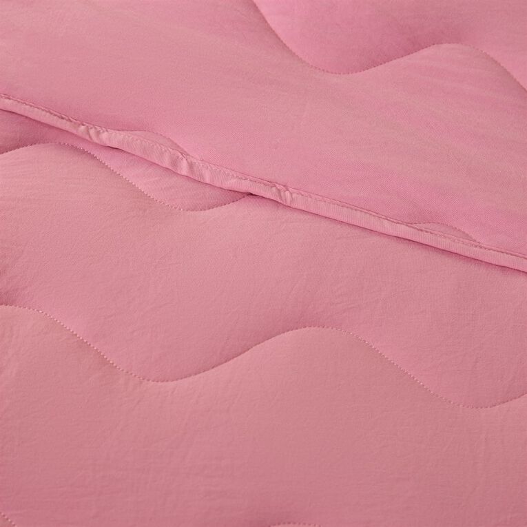 Living & Co Kids 2 Piece Comforter Set Pink King Single, , hi-res