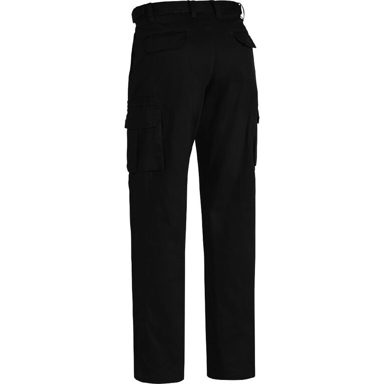 Bisley Workwear Cargo Pants, Black, hi-res