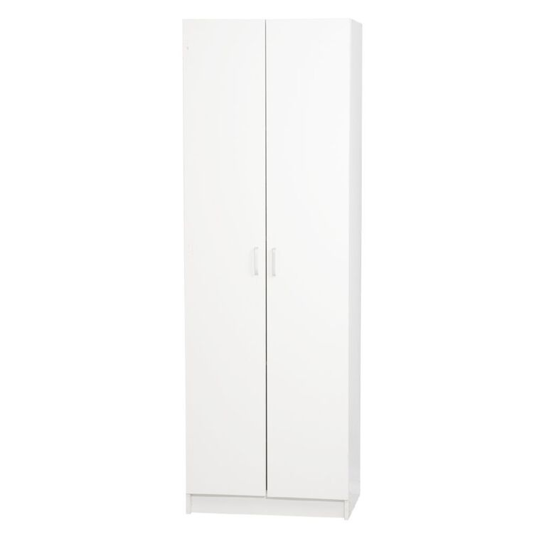 Living & Co 2 Door 4 Shelf Pantry Cabinet 600mm, , hi-res