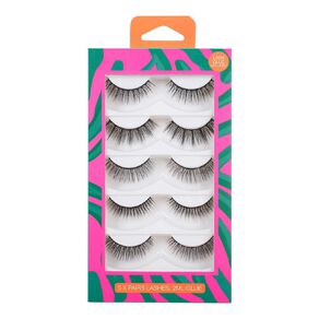 neon animal fake lash collection 5 piece set