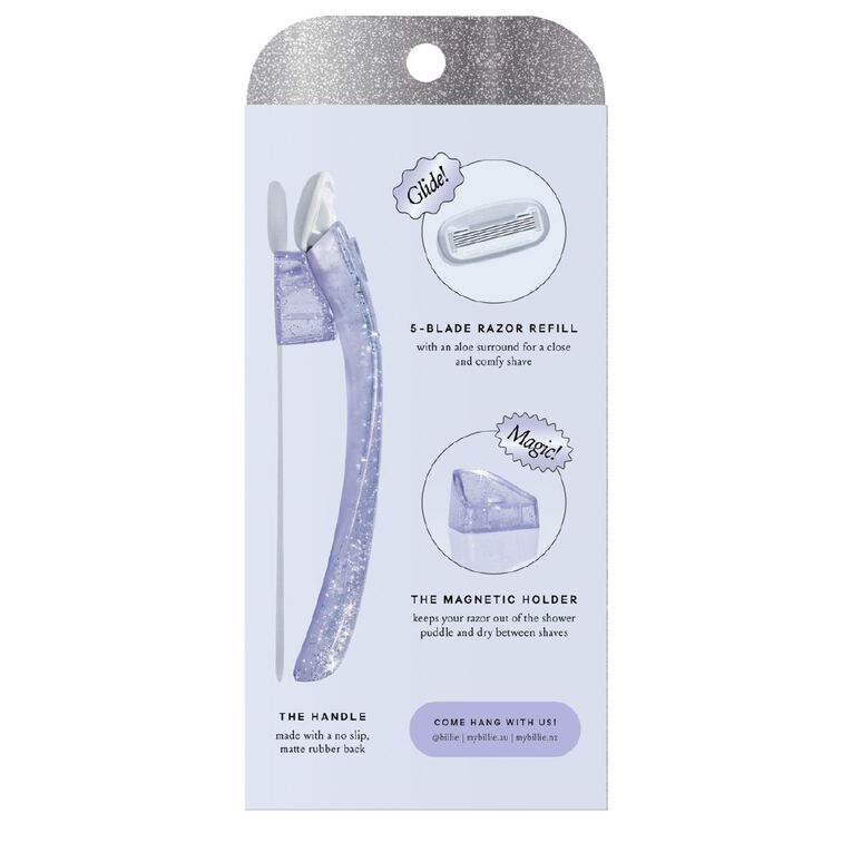 Billie Razor Kit Purple Sparkle, , hi-res