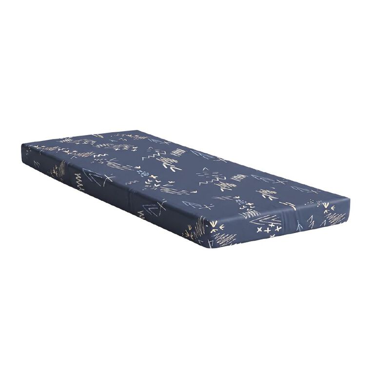 Living & Co Trifold Mattress Blue Single, , hi-res