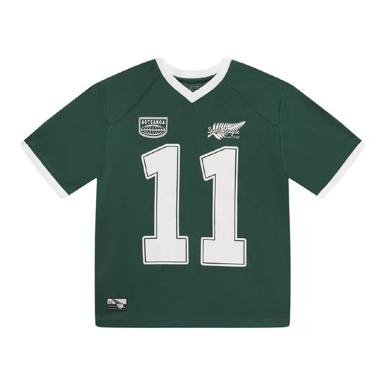 Active Intent Youth Supporter Football Tee, Green Dark, hi-res