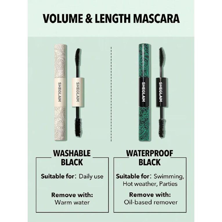 Sheglam All In One Volume And Length Mascara 8g, , hi-res