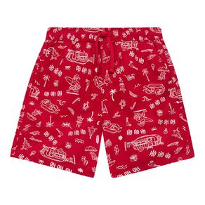 Young Original Woven Christmas Shorts