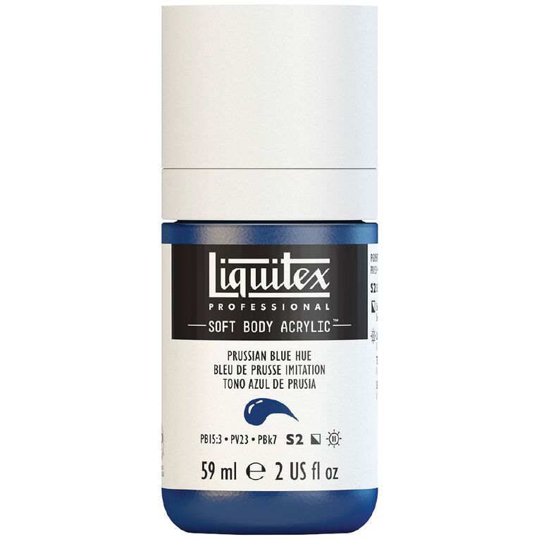 Liquitex Soft Body Acrylic Paint Prussian Blue Hue, , hi-res