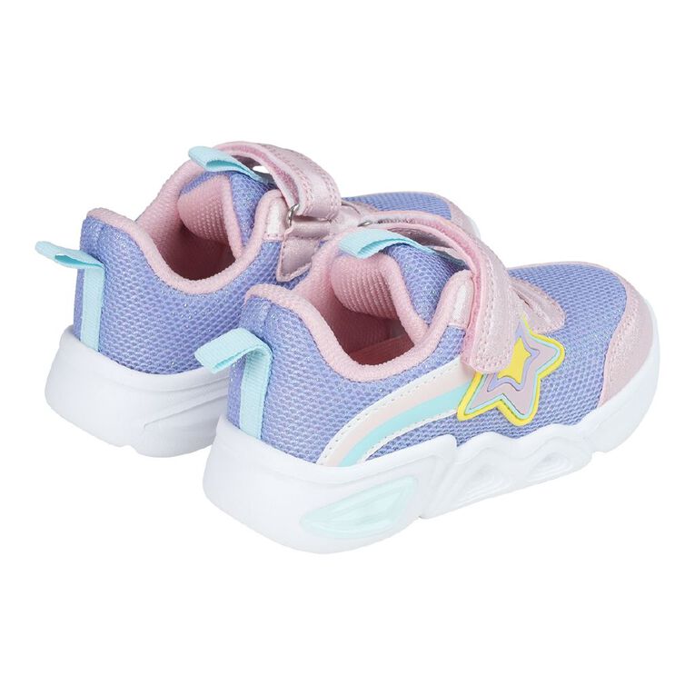 Active Intent Junior Kids' Star Trainers, Purple, hi-res