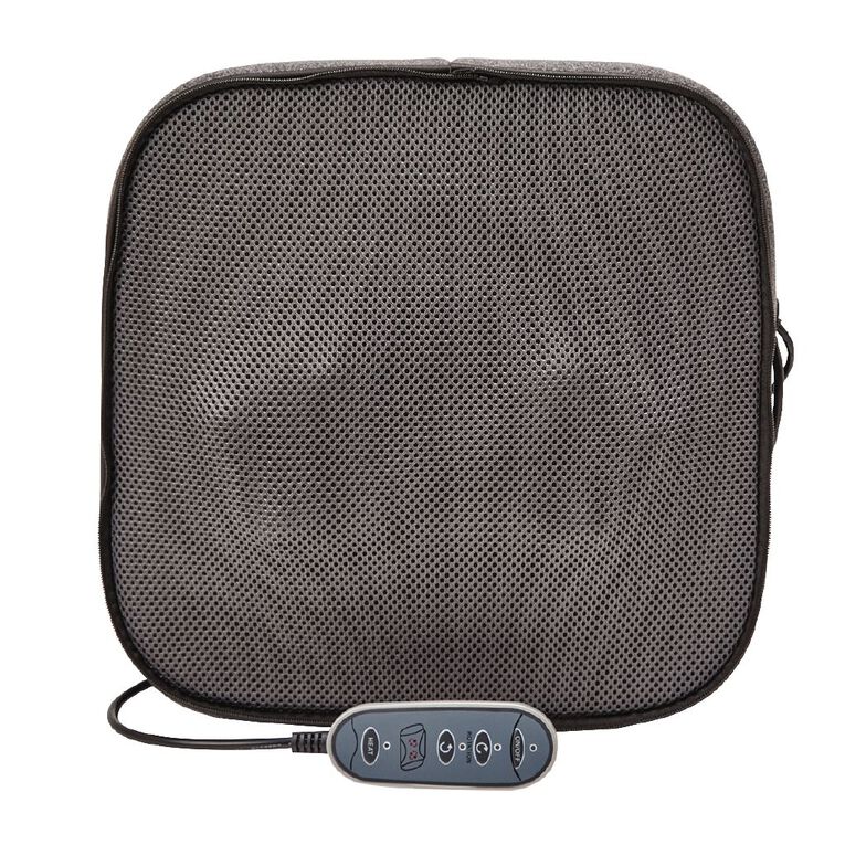 Living & Co 2-in-1 Shiatsu Foot and Back Massager Black/Grey, , hi-res