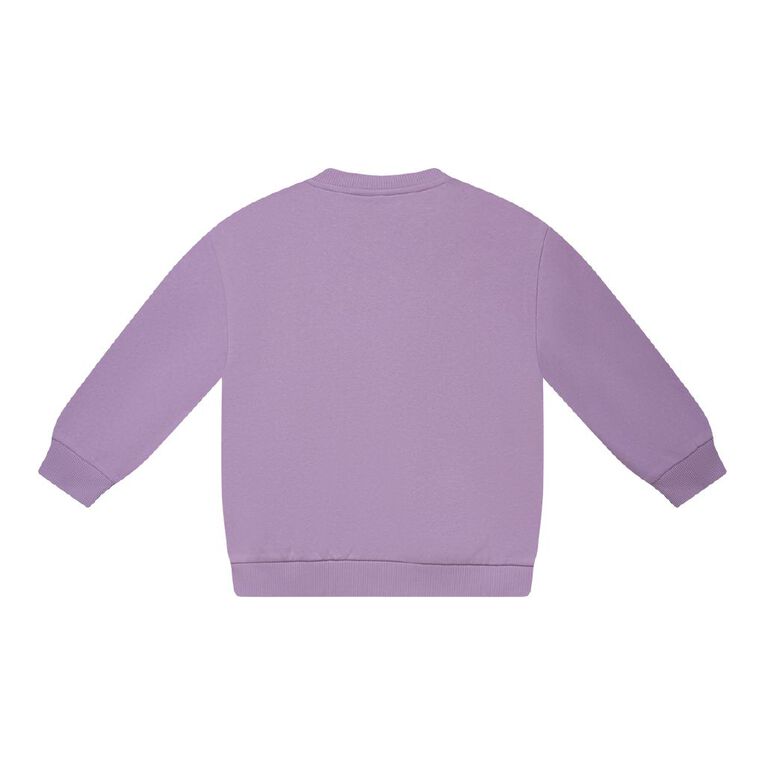 Young Original Plain Crew Sweat, Purple Light, hi-res