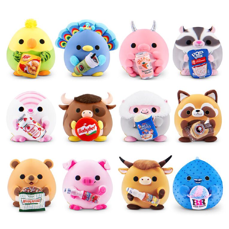Zuru Snackles Core Series 3 Plush 8 Inch Assorted, , hi-res