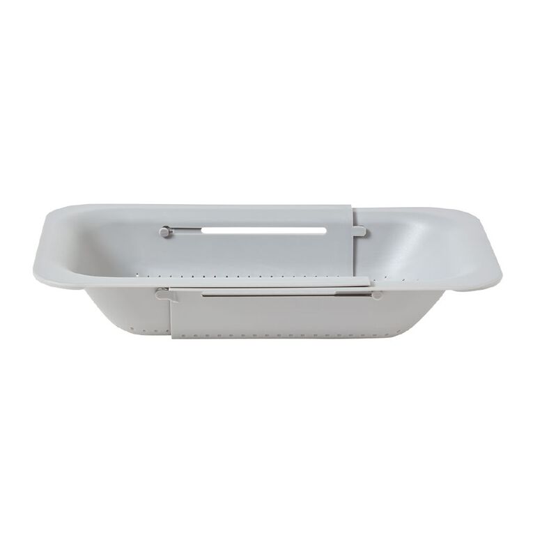 Living & Co Extendable Colander Grey, , hi-res
