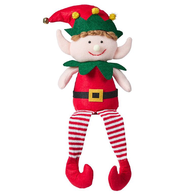 Wonderland Novelty Sitting Elf, , hi-res