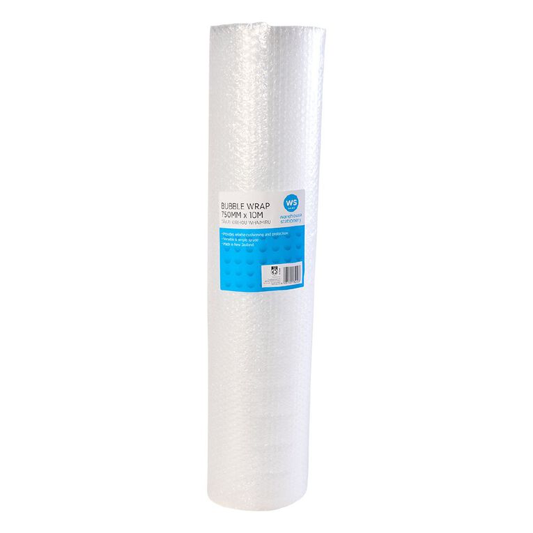 WS Bubble Wrap Roll 750mm x 10m, , hi-res