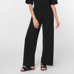H&H Women's Modal Pintuck Wide Leg Pants