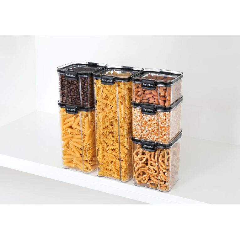 Sistema Ultra Tritan Canister Square Black 2.75L, , hi-res