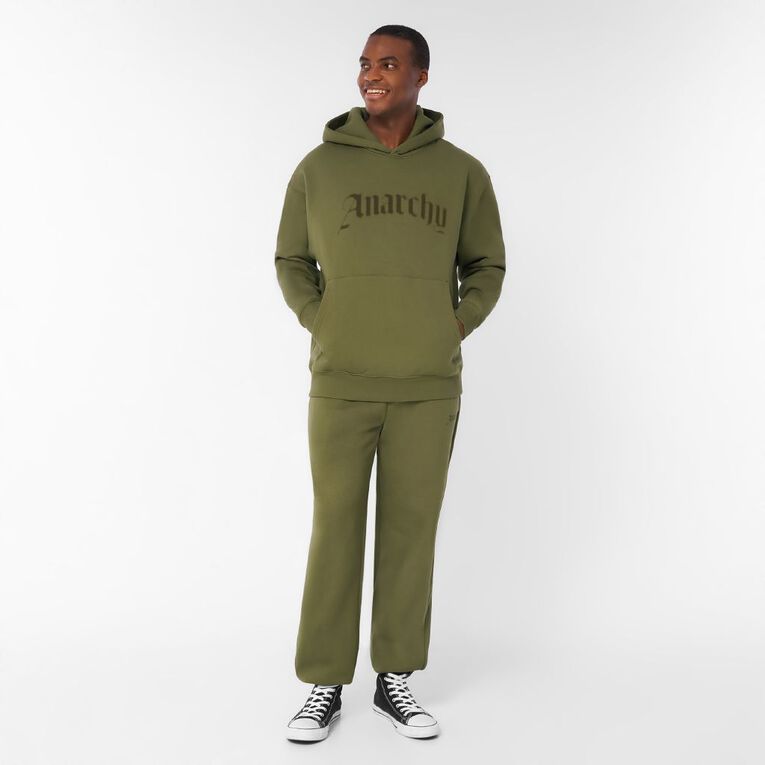 Garage Men's Cuff Track Pants Graphic, Green Dark, hi-res