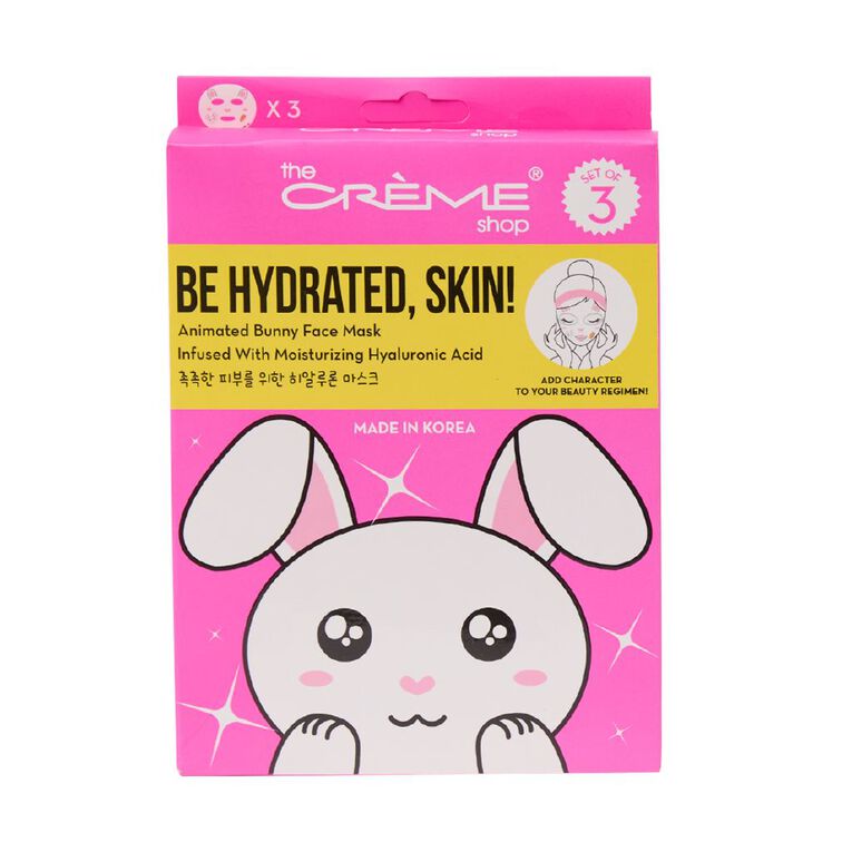 The Creme Shop Mask 3 Pack Bunny, , hi-res