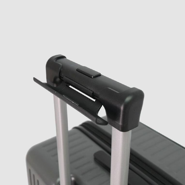 Wander Hard Textured Checked Suitcase with Dual Open, , hi-res