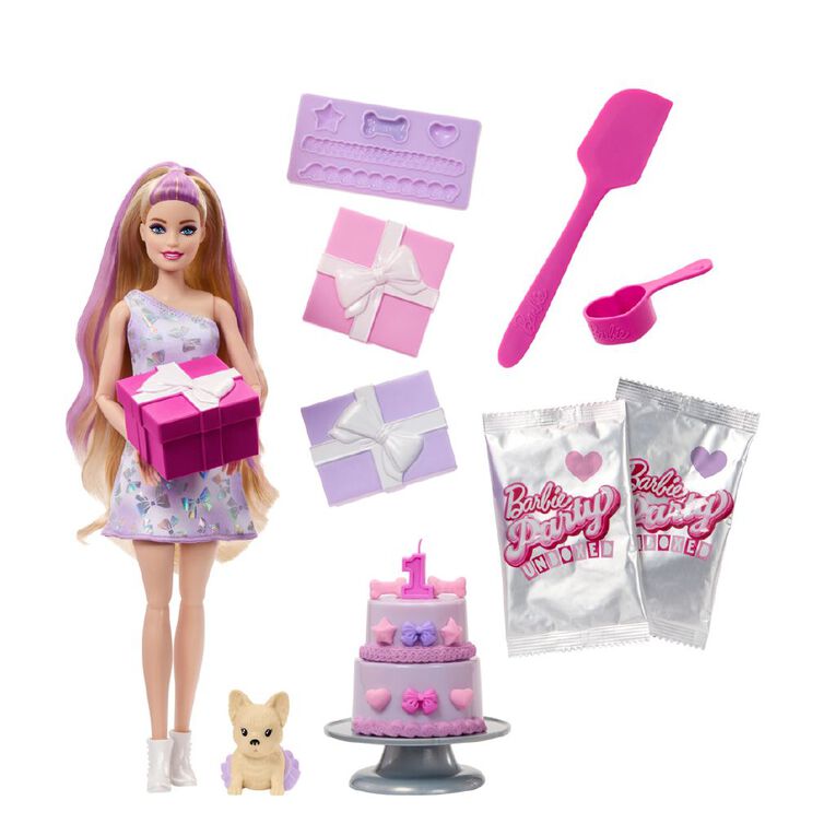 Barbie Party Surprise Reveal Assorted, , hi-res