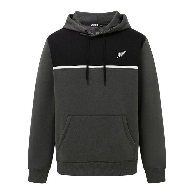 Active Intent Men's Supporter Hoody Sweat, Grey Dark, hi-res